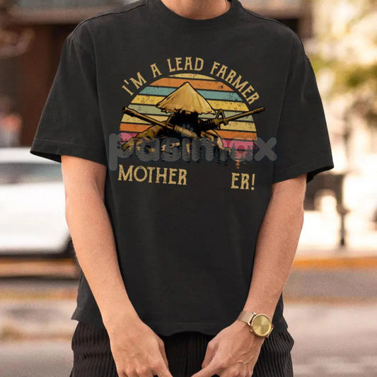 "I'm A Lead Farmer" Vintage T-Shirt - Tropic Thunder Comedy Movie Tee, Iconic Meme Shirt-Pasimax
