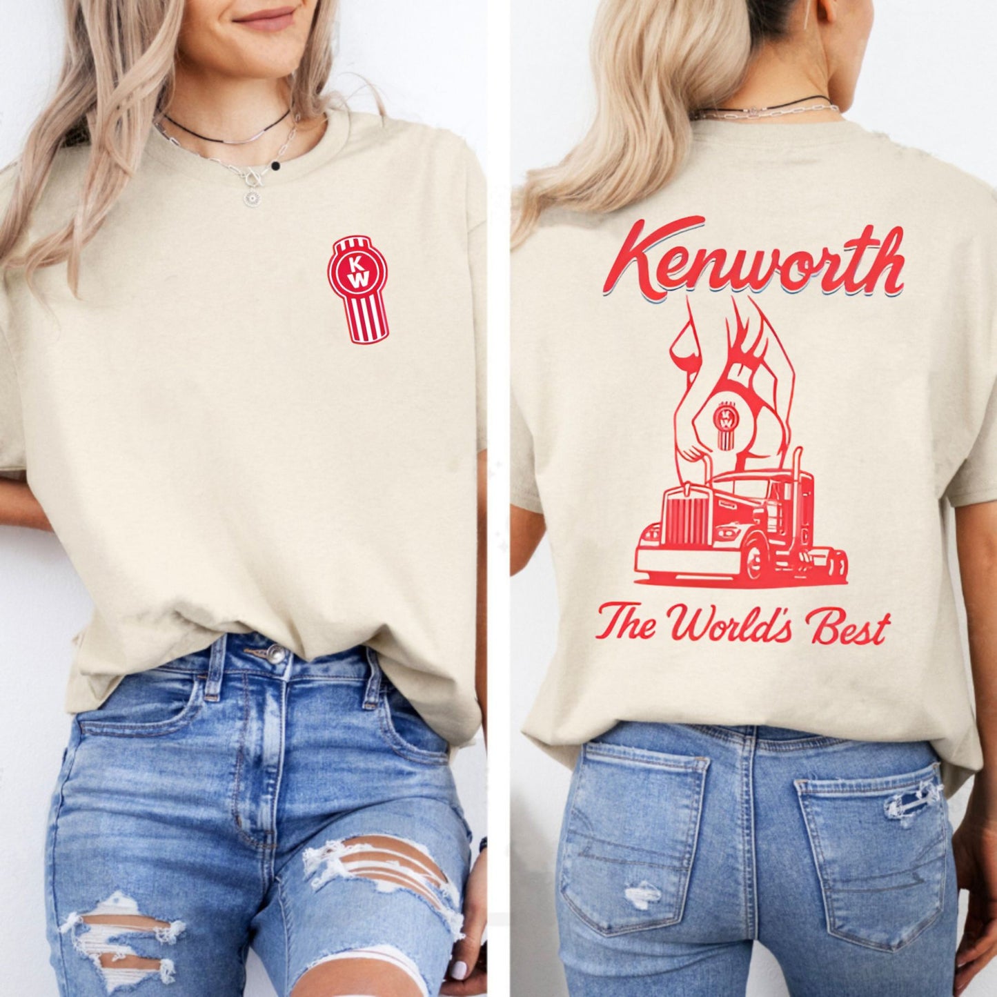 Kenworth T-Shirt - "The World's Best" Truck Graphic Tee, Classic Auto Fan Apparel-Pasimax