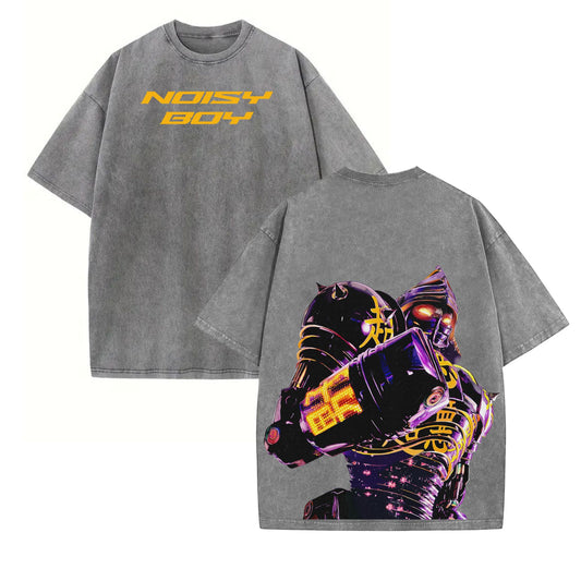 Noisy Boy T-Shirt – Real Steel Movie-Inspired Tee, Retro Robot Boxing Graphic-Pasimax