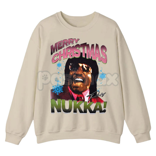 Pinky From Friday Movie Quote Christmas Sweatshirt – Funny Santa Hat Holiday Crewneck-Pasimax