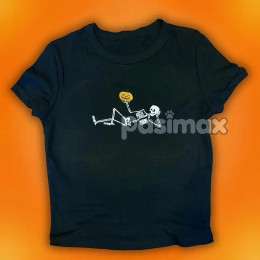 Pumpkin Spice and Political Spite – Embroidered Unisex Top, Funny Fall T-Shirt for Political Humor & Autumn Lovers-Pasimax