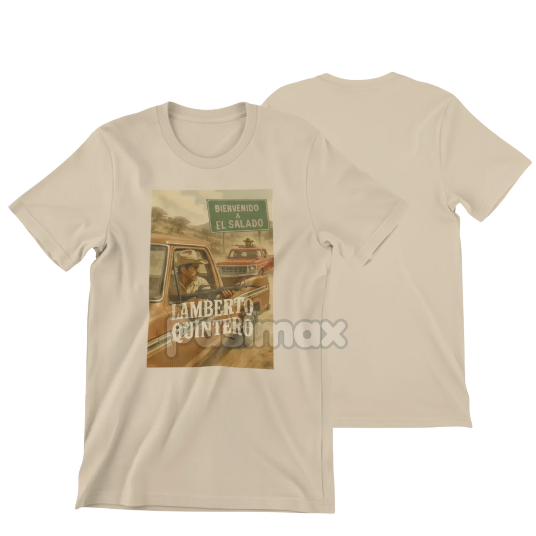 Quintero Vintage Unisex T-Shirt - Retro Latin Heritage Graphic Tee, Timeless Style Shirt-Pasimax