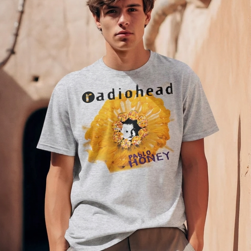 Radiohead Pablo Honey Album Shirt | Retro 90s Rock Band Tee – Pasimax