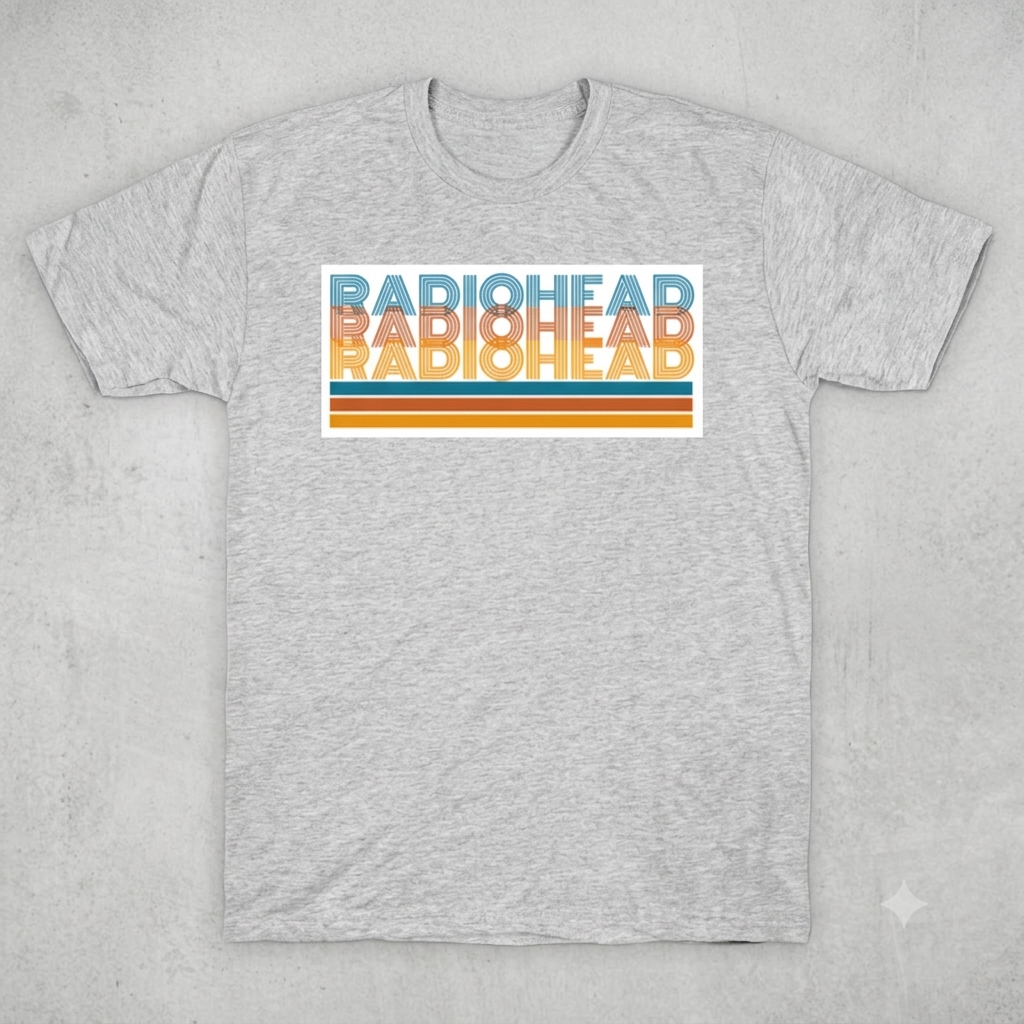 Radiohead Vintage Band Shirt | Retro 90s Indie Rock Tee – Pasimax