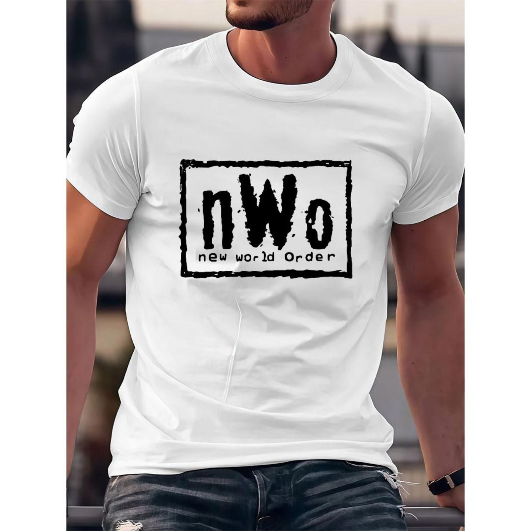 Retro NWO T-Shirt - New World Order Era Apparel, WCW Wrestling Fan Tee-Pasimax