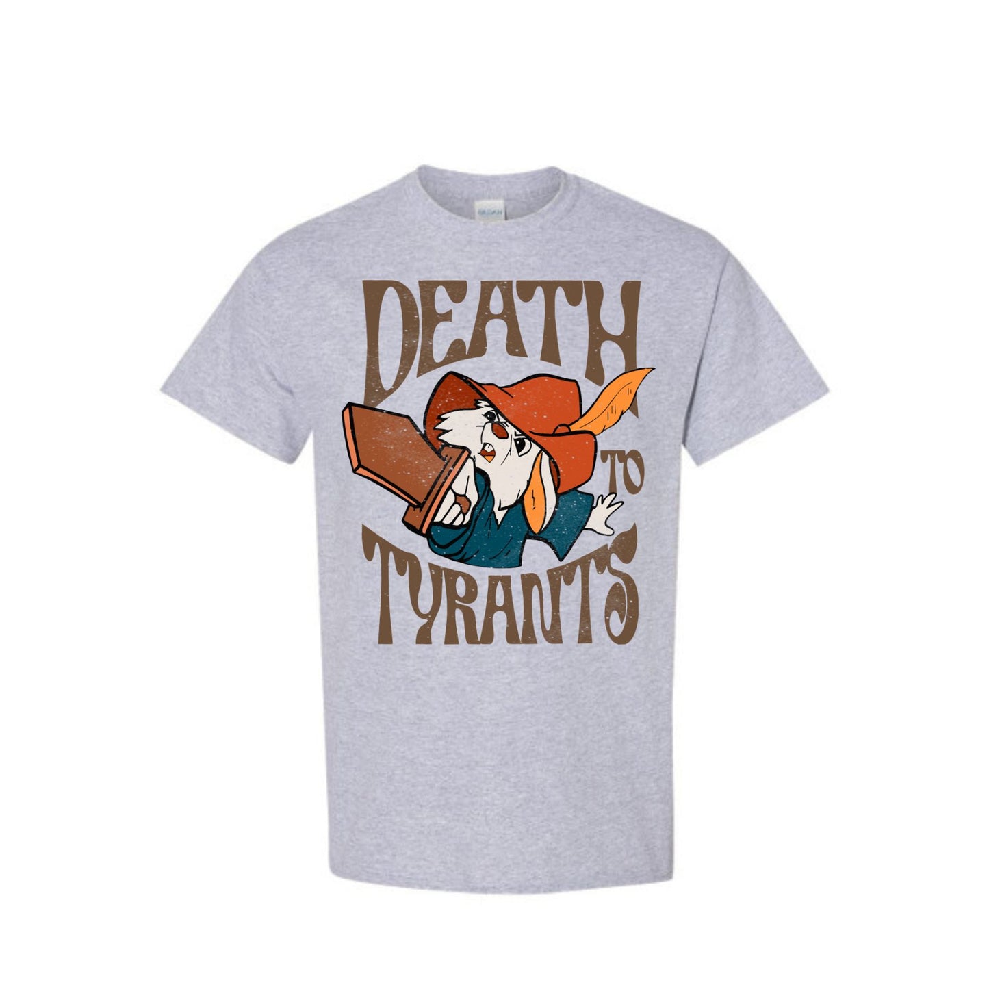 Retro Skippy Rabbit T-Shirt – Robin Hood ‘Death to Tyrants’ WDW Family Tee-Pasimax
