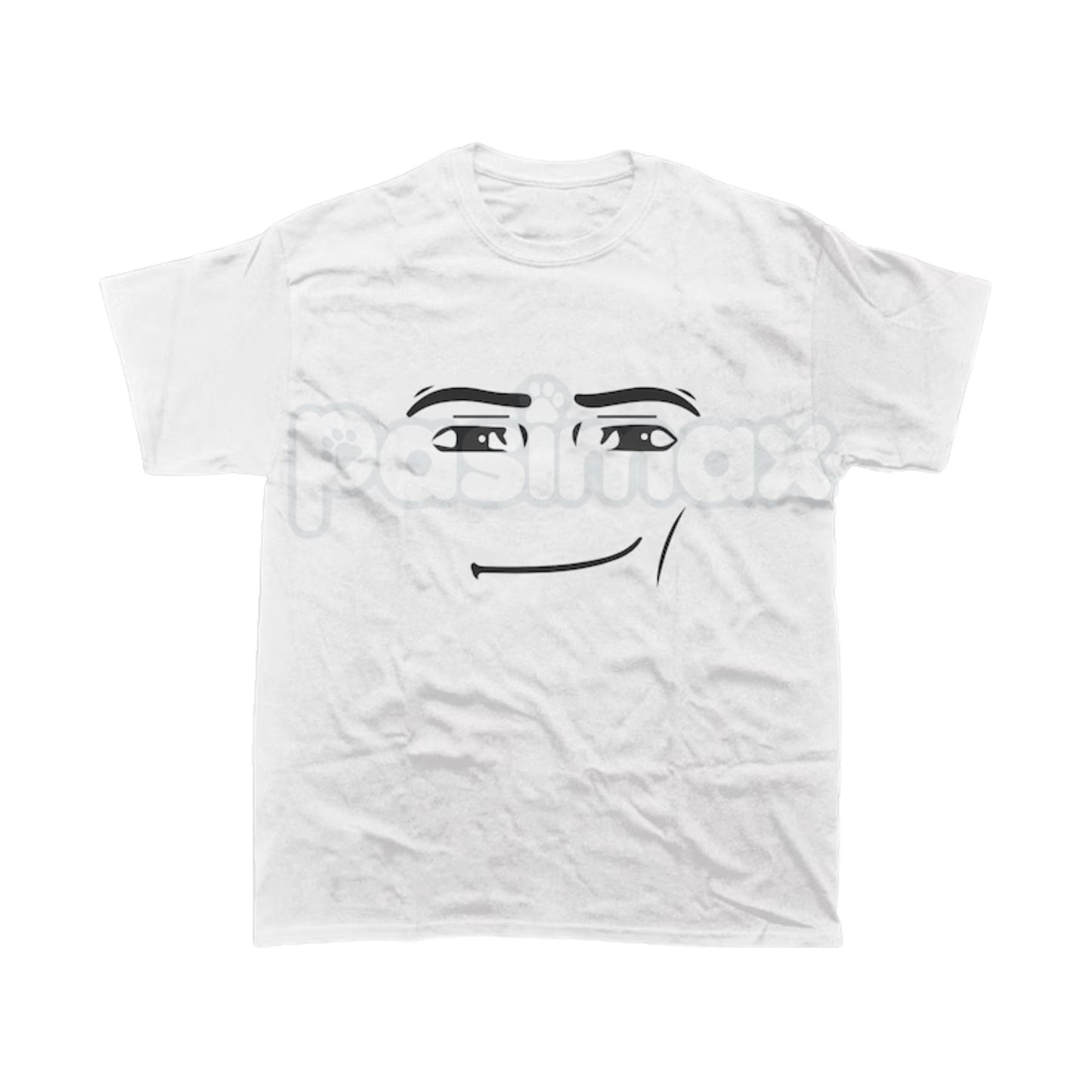 Roblox Man Face "It's Just A Face" Meme Tee - Viral Gaming Culture Shirt, Iconic Avatar Graphic, Unisex Trending Apparel-Pasimax