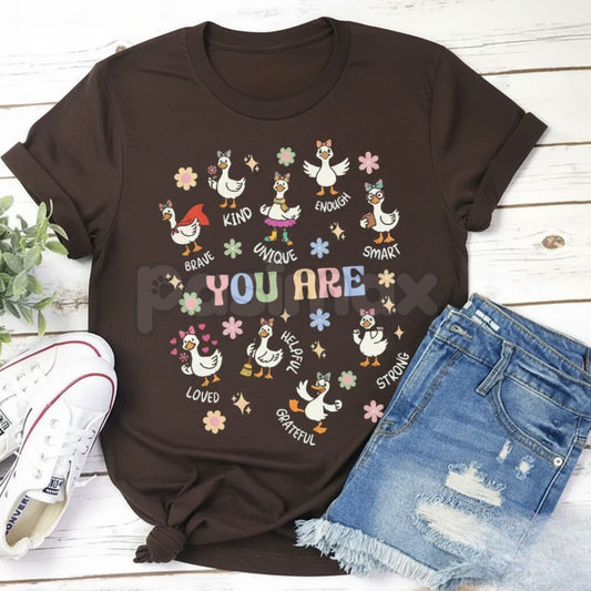 "Silly Goose" Internet Meme T-Shirt - Viral Wholesome Humor Top, Simple Positive Message Tee, Unisex Trendy Gift Apparel-Pasimax