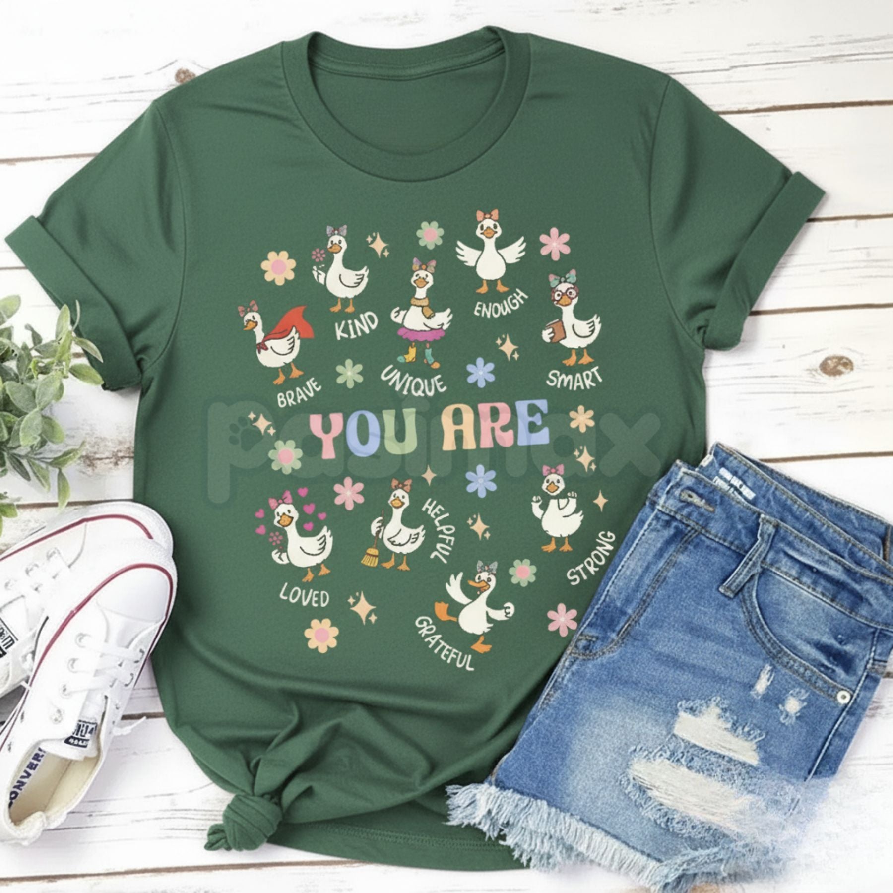 "Silly Goose" Internet Meme T-Shirt - Viral Wholesome Humor Top, Simple Positive Message Tee, Unisex Trendy Gift Apparel-Pasimax