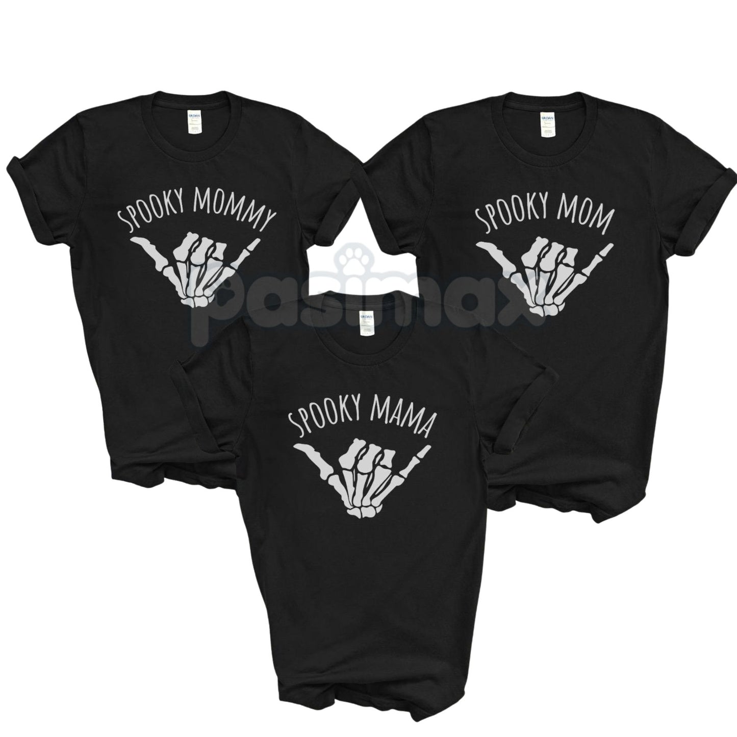 Spooky Halloween Matching Family Shirts - Mom, Dad, Sister, Brother & More! Coordinated Holiday Tees-Pasimax