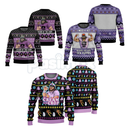 The Cream of The Crop Ugly Sweater, Funny Ugly Sweater, Christmas Gift for Friends-Pasimax