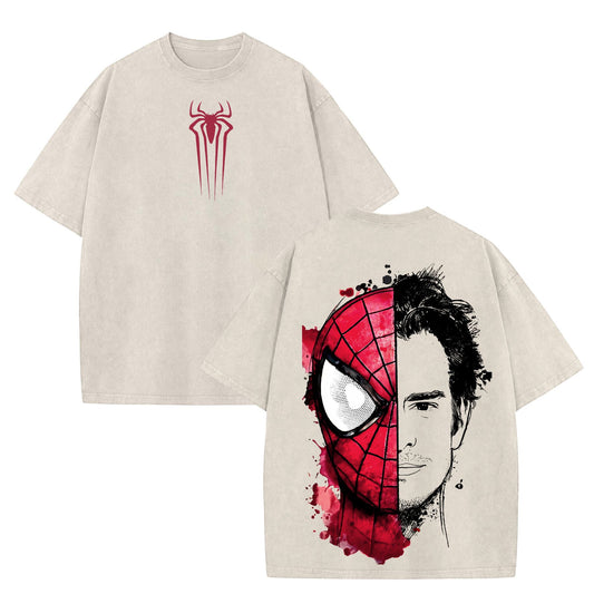 The Dark Style Trio Spidey No Way Home T-Shirt – Casual Crewneck Soft Graphic Tee for Men-Pasimax