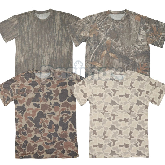 The Mad Hatter Camo Blank T-Shirt - Premium Camouflage Graphic Tee Base, Customizable Streetwear Blank-Pasimax