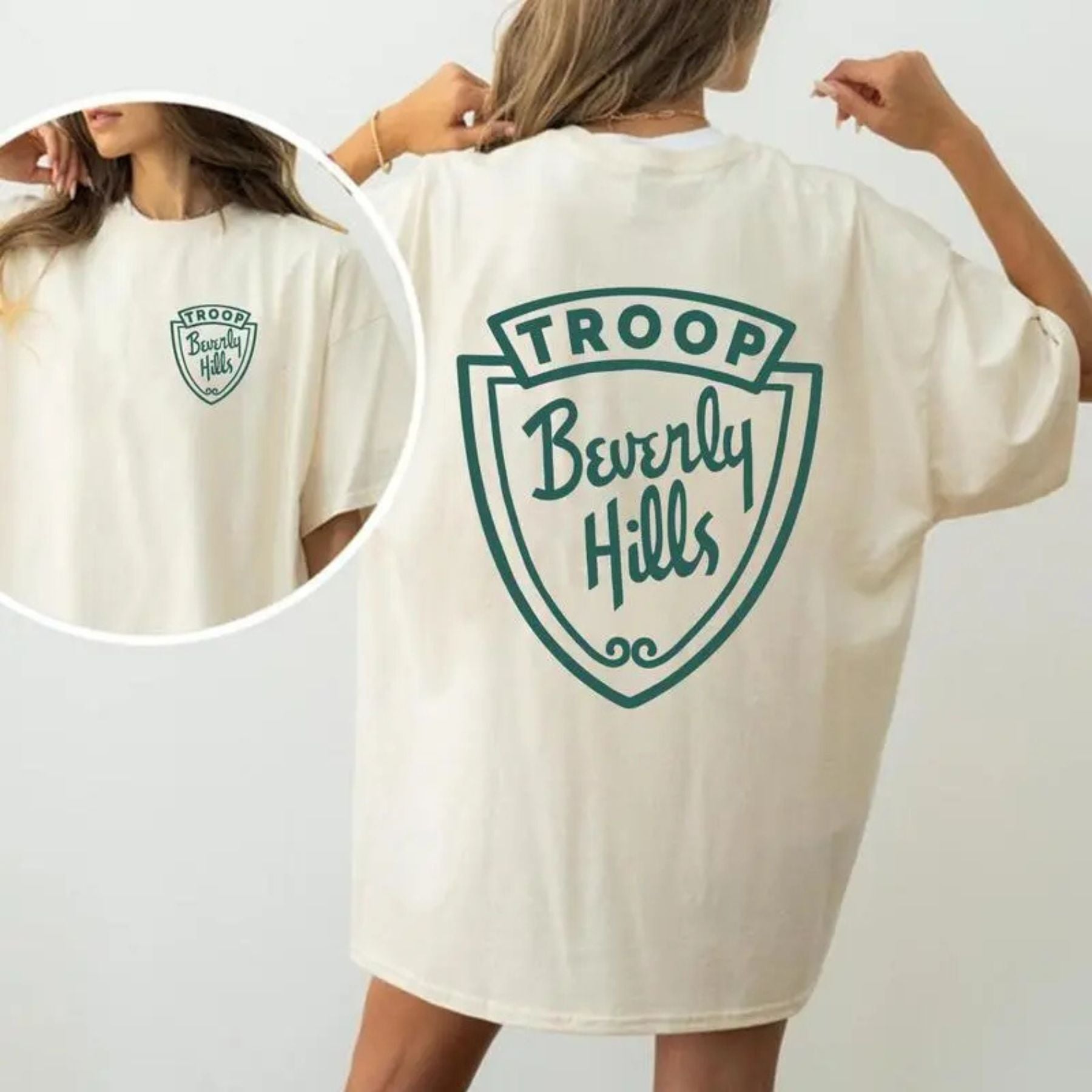 "Troop Beverly Hills" Movie Double Sided T-Shirt - Summer Vacation Gift, Womenswear Tee-Pasimax