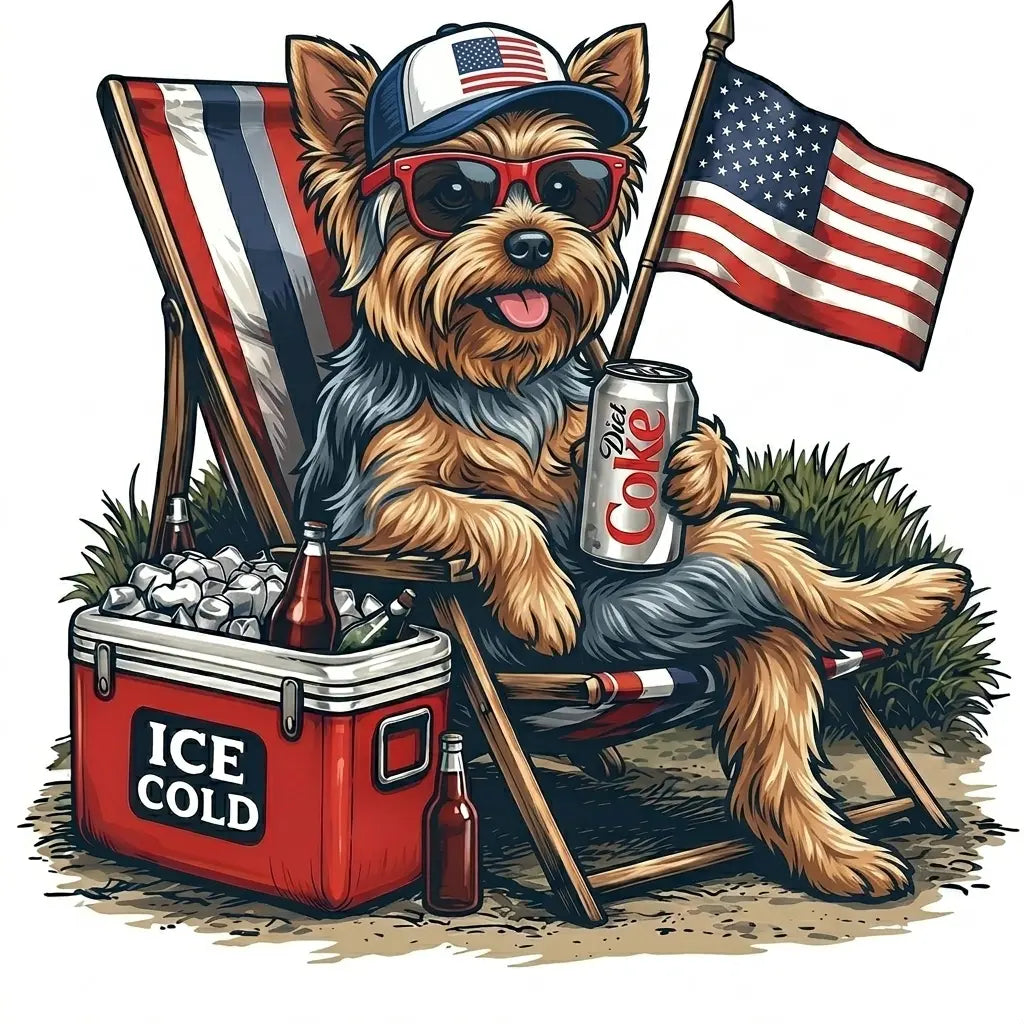 Comfort Colors® 50+ Dog Funny 4th of July T-Shirt – Retro Labrador Retriever Diet Coke Graphic Tee, Patriotic Animal Meme Shirt, Vintage USA Dog Lover Top