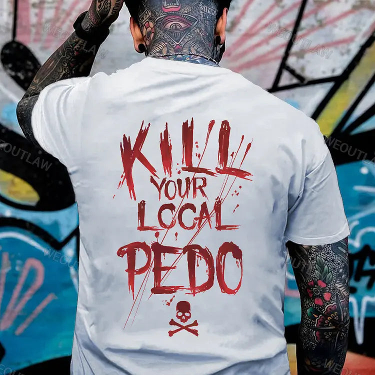 Bold Red Letter T-Shirt - High-Contrast Graphic Tee, Unisex Statement Slogan Shirt, Classic Black/White Red Print Apparel