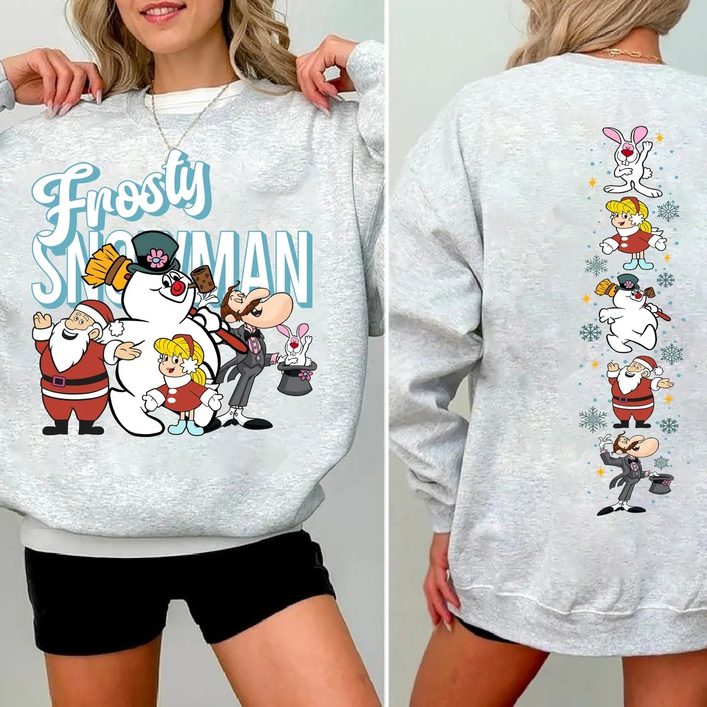 Vintage Frosty The Snowman Sweatshirt – Retro Christmas Holiday Crewneck