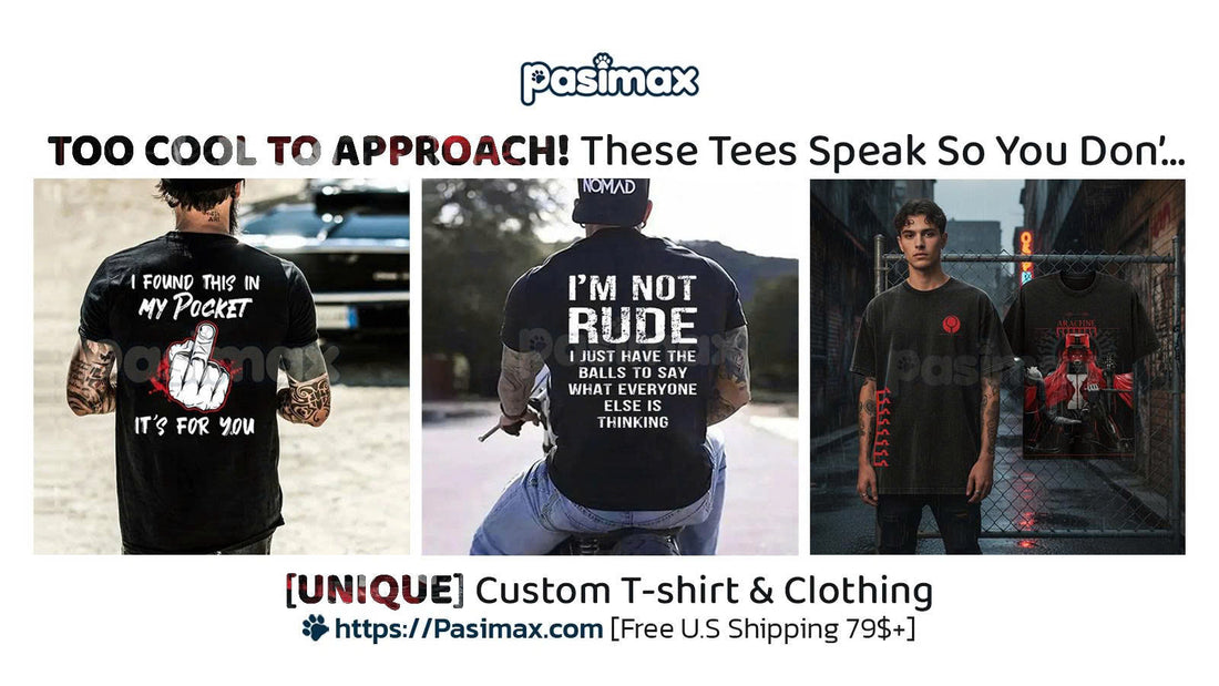 😈 TOO COOL TO APPROACH: These Tees Speak So You Don’t Have To