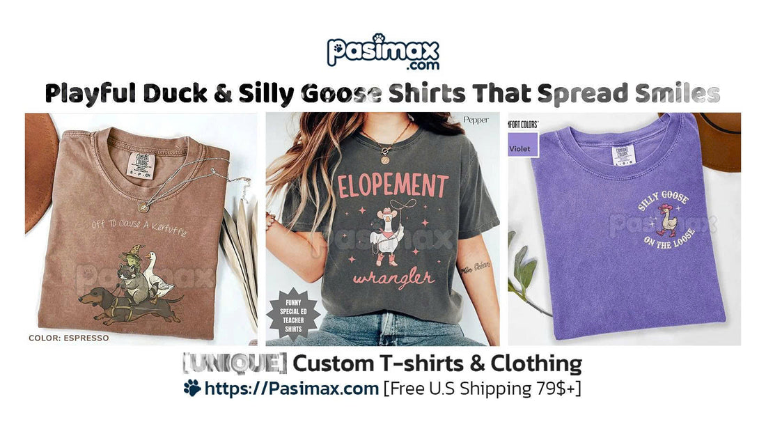Playful Duck & Silly Goose Shirts That Spread Smiles 🦆✨👕