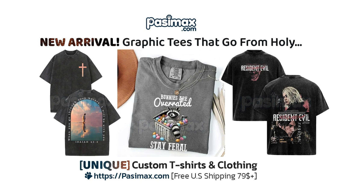 NEW ARRIVAL! Graphic Tees That Go From Holy… To Feral Real Quick 😆🔥