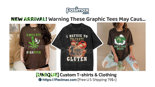 NEW ARRIVAL: Warning These Graphic Tees May Cause Random Laughing in Public 🤣👕