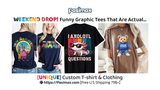 WEEKEND DROP: Funny Graphic Tees That Are Actually Worth Wearing 🙈🐾