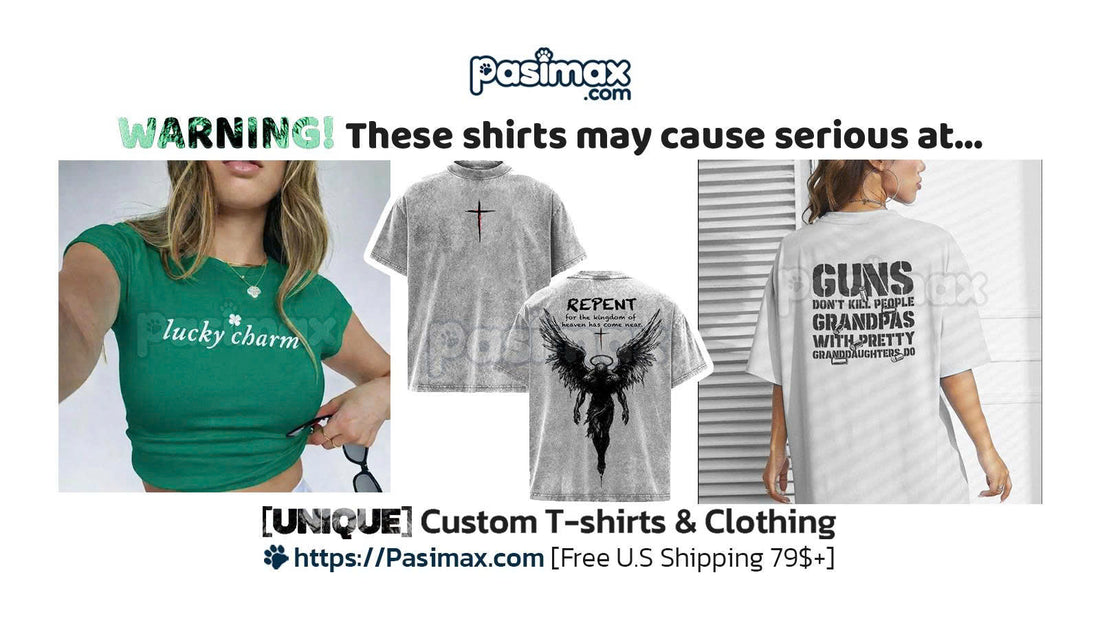 ⚠️WARNING: THESE SHIRTS MAY CAUSE SERIOUS ATTENTION 😆👕
