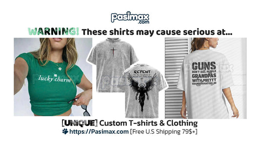 ⚠️WARNING: THESE SHIRTS MAY CAUSE SERIOUS ATTENTION 😆👕