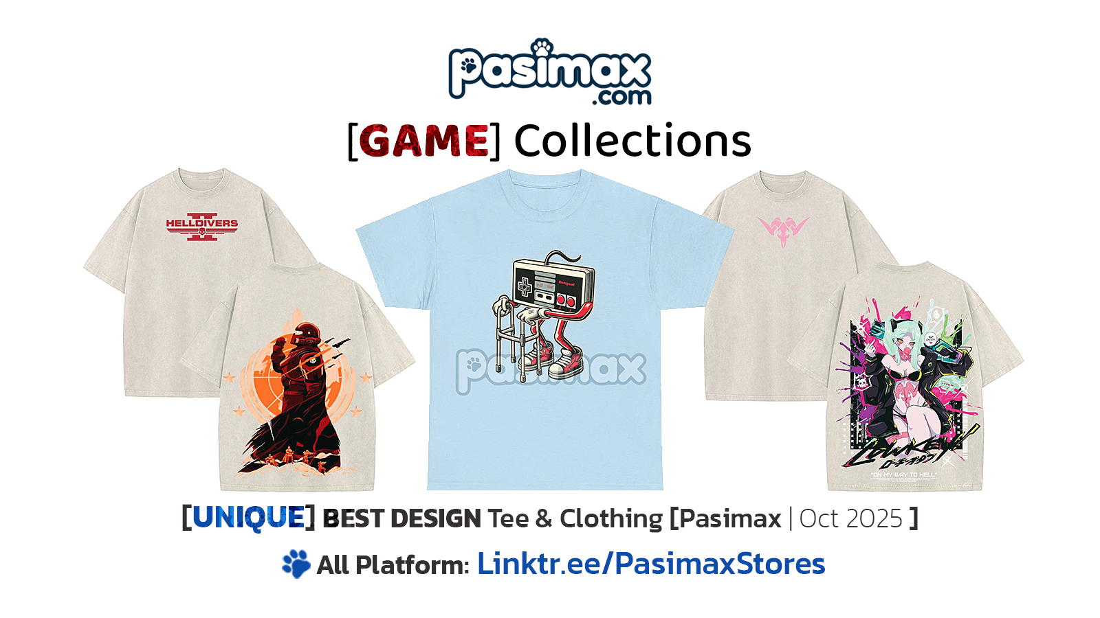 Top 9 Gaming Shirts You’ll Love – [GAME] Collection by Pasimax