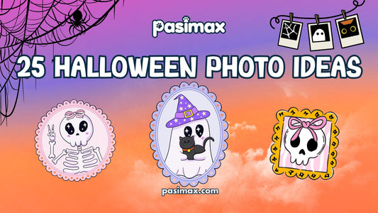 Halloween photo ideas featuring pumpkins, spooky decorations, and creative seasonal photoshoot inspiration.