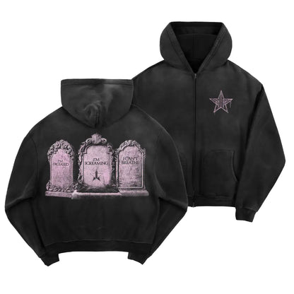 Tombstone Zip-Up Hoodie – Wyatt Earp Western Movie Apparel, Iconic Film Quote Pullover, Unisex