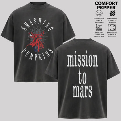 Comfort Colors® Smashing Pumpkins T-Shirt – Vintage Alternative Rock Band Graphic Tee, 90s Grunge Nostalgia Unisex Top