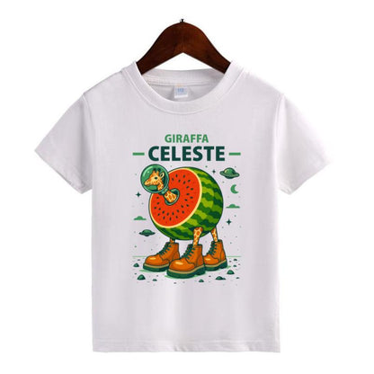 Italian Meme Character T-Shirt for Kids - Funny Toddler Boy or Girl Tee, Hand-Drawn Apparel