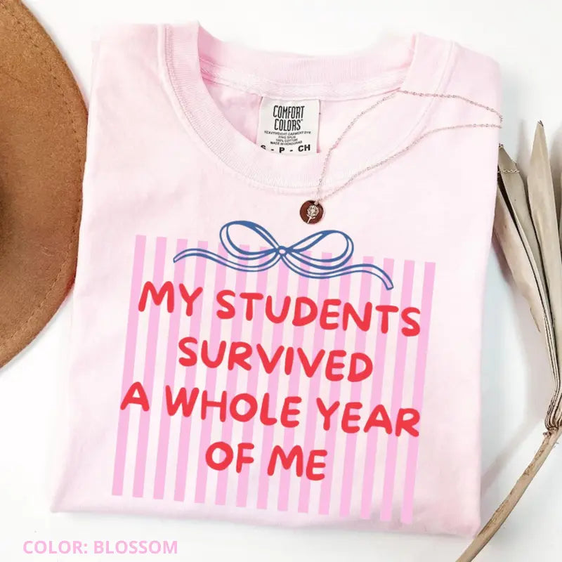 Comfort Colors® End of Year Teacher T-Shirt – Last Day of School Graphic Tee, Summer Break Educator Top, Funny Teacher Appreciation Shirt