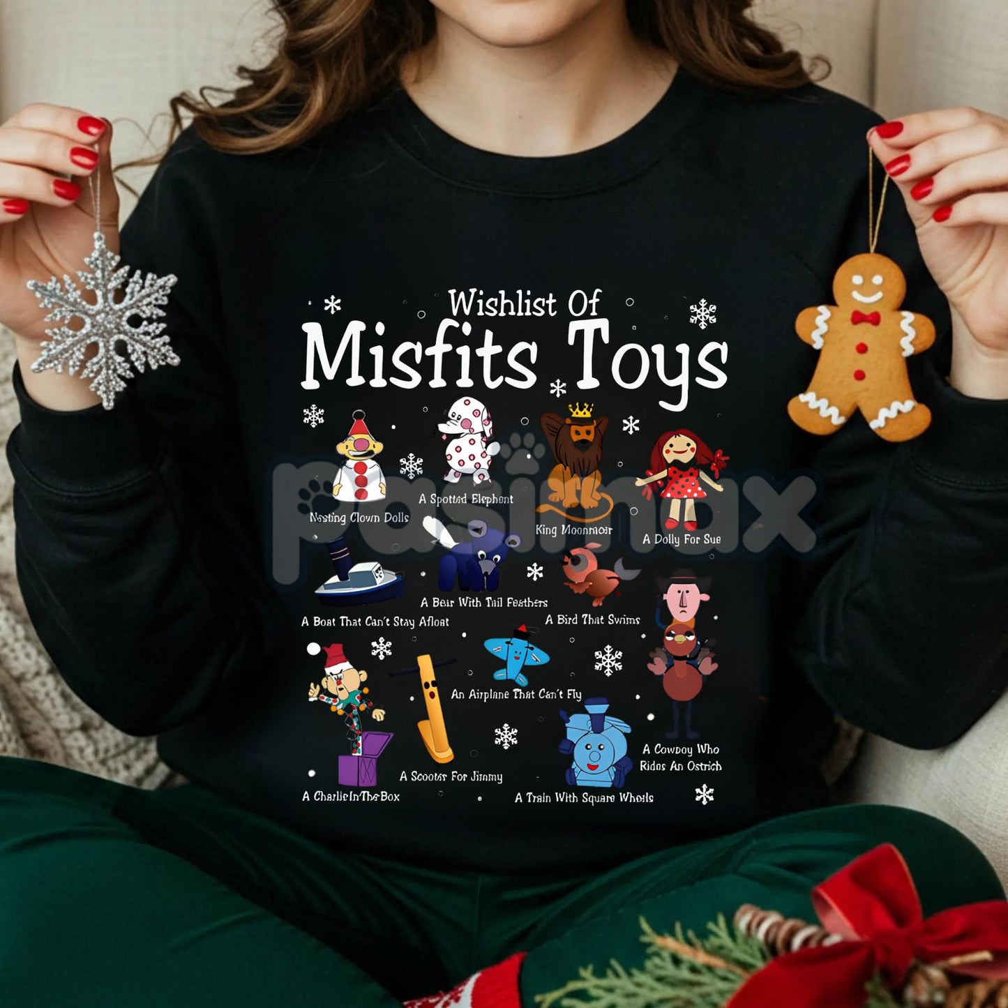 Rudolph and Friends Xmas Sweatshirt – Iconic Red Nosed Reindeer Holiday Crewneck