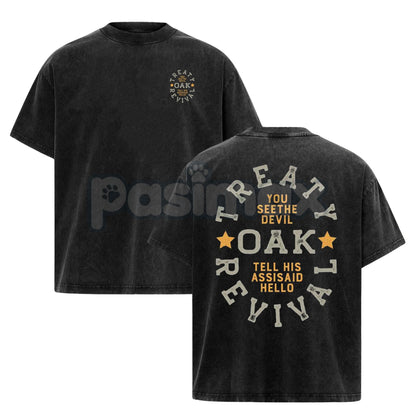 Retro Treaty Oak Revival T-Shirt – Vintage Rock Band Graphic Tee, Rock Music Lover Shirt