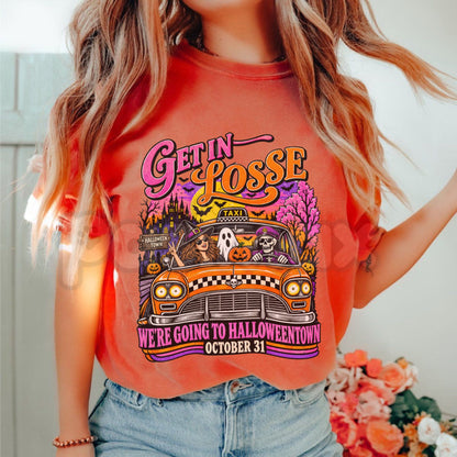 Comfort Colors® Going To Halloweentown Graphic T-Shirt – Retro Spooky Season Movie Tee, Vintage Autumn Unisex Top & Holiday Gift