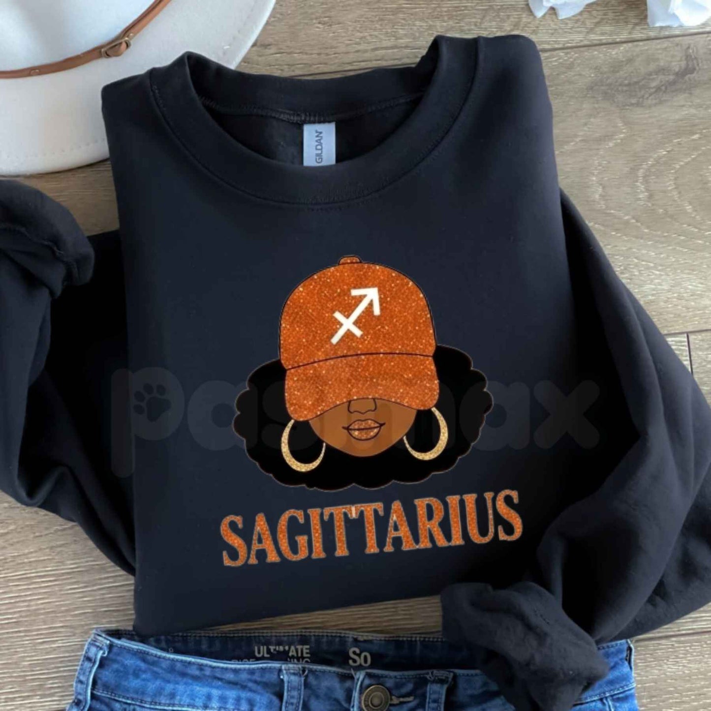 12 Zodiac Slay Girl Sweatshirt | Afro Zodiac Sign Graphic Crewneck