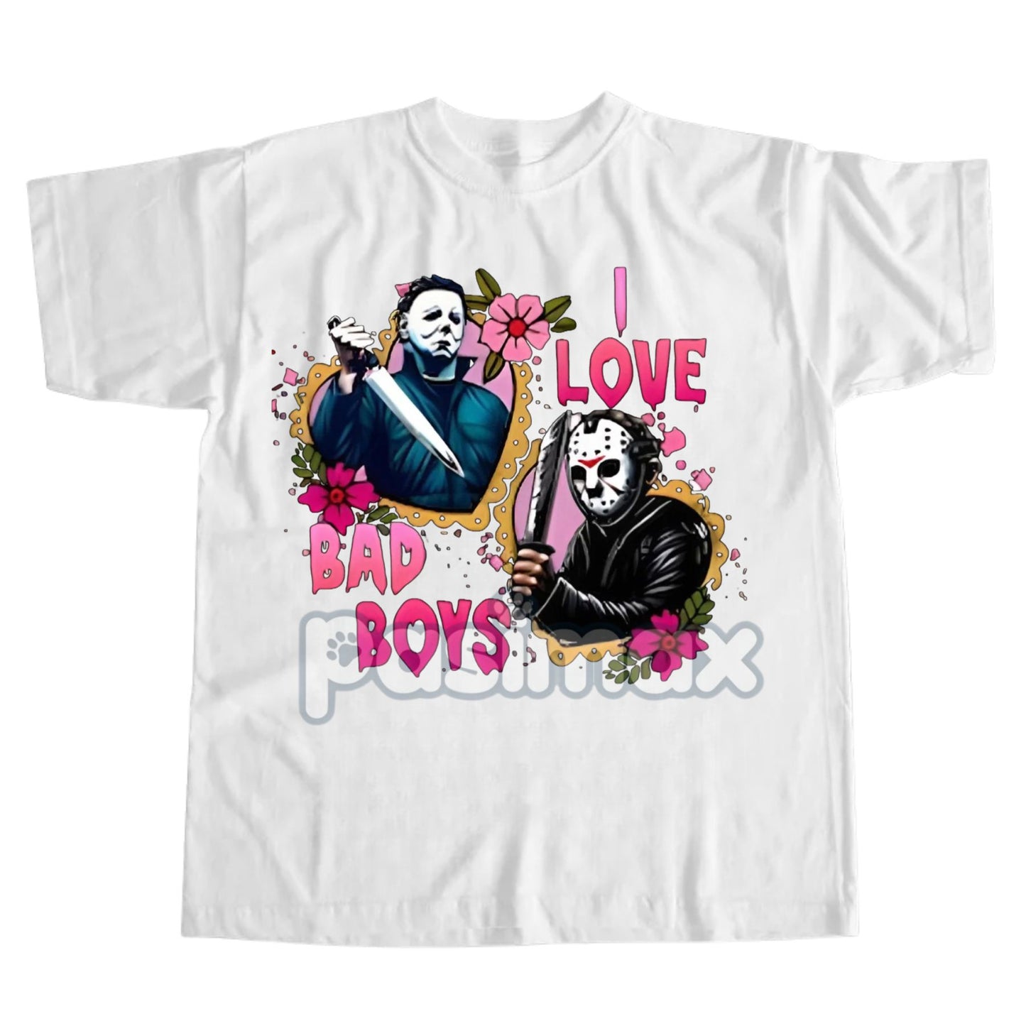 Halloween Horror Anime T-Shirt - Spooky Japanese Graphic Tee, Edgy Fall Wear