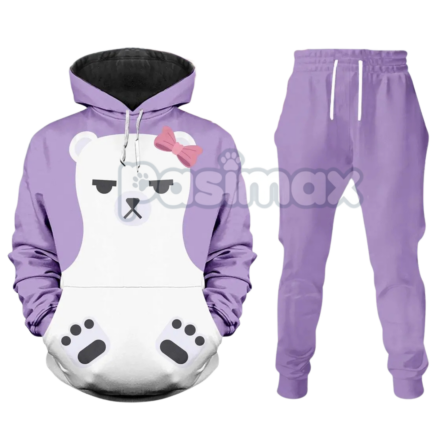 Derpy Tiger K-pop Demon Hunter Hoodie & Joggers Set – Huntrix Cosplay Outfits