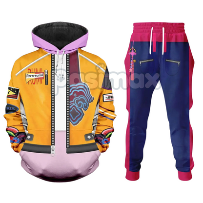 Derpy Tiger K-pop Demon Hunter Hoodie & Joggers Set – Huntrix Cosplay Outfits