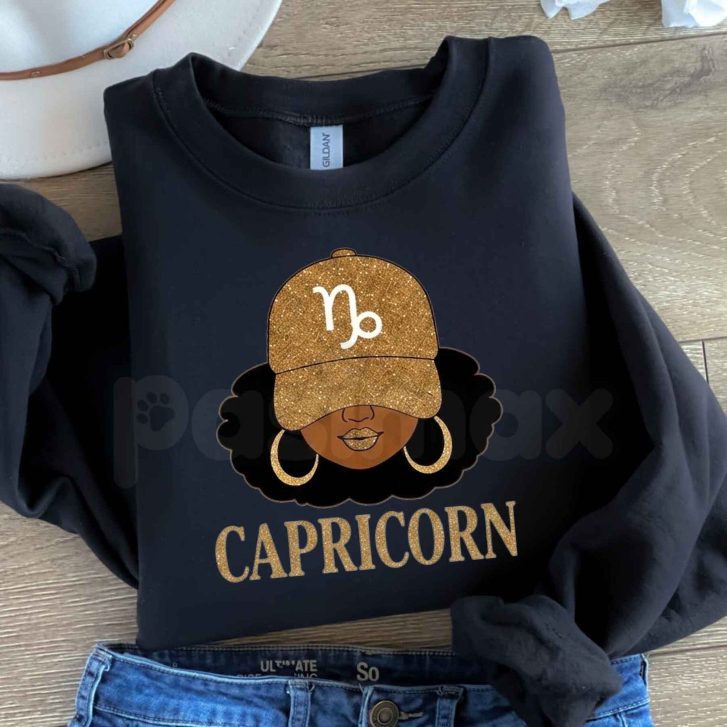 12 Zodiac Slay Girl Sweatshirt | Afro Zodiac Sign Graphic Crewneck