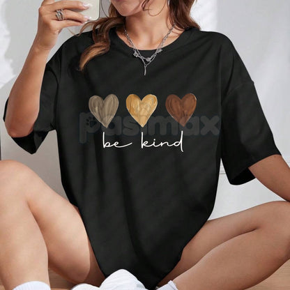 Women’s Leopard & Heart Print T-Shirt – Casual Round Neck Cotton Graphic Top, Premium 100% Cotton Animal Print Chic Tee, Soft Lived-In Heavyweight Stylish Heart Shirt, Made in USA