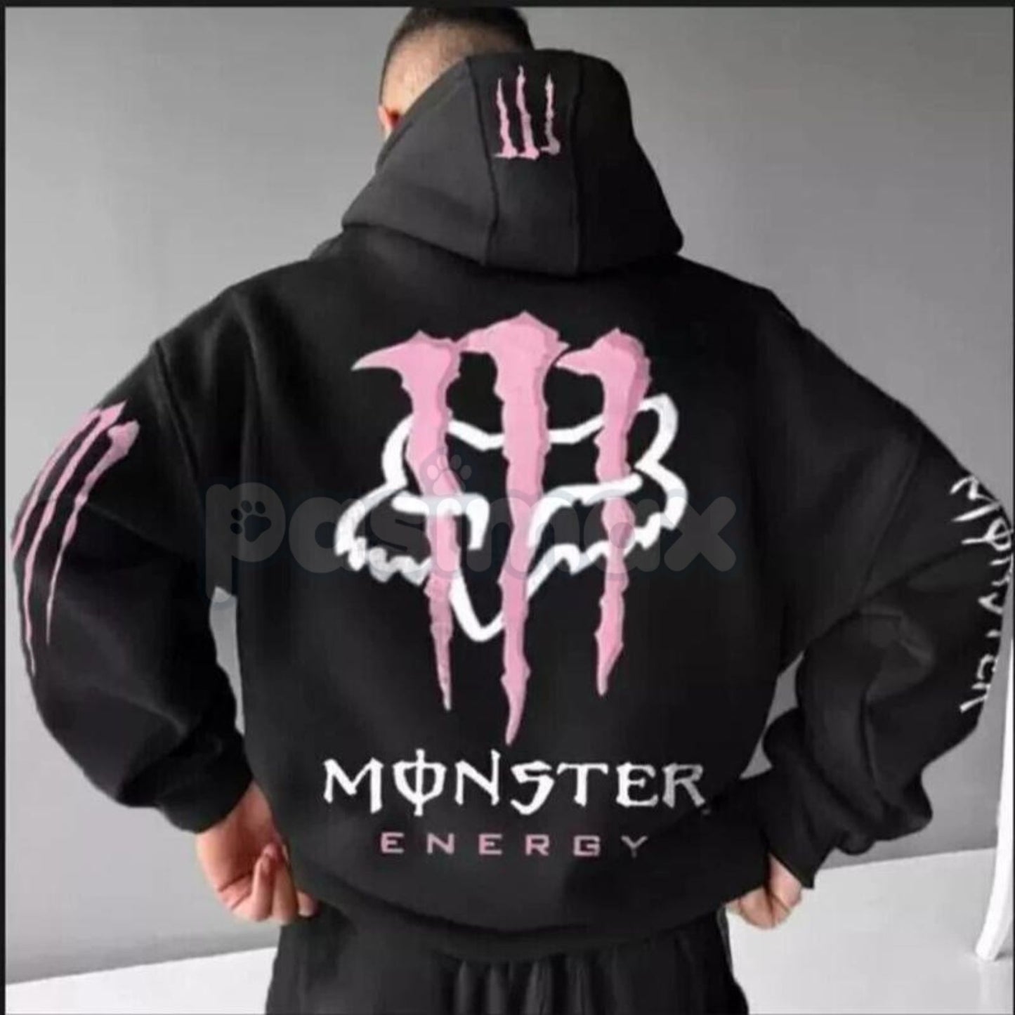 Monster Energy Claw Streetwear Hoodie – Oversized Graphic Pullover, Iconic Energy Drink Merch, Unisex