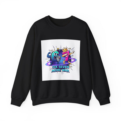 Six Seven Frogs Dabbing Sweatshirt | Meme War Space Frogs Crewneck