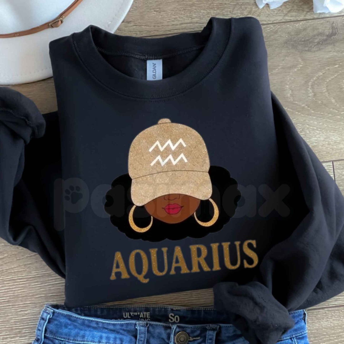 12 Zodiac Slay Girl Sweatshirt | Afro Zodiac Sign Graphic Crewneck