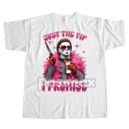 Halloween Horror Anime T-Shirt - Spooky Japanese Graphic Tee, Edgy Fall Wear