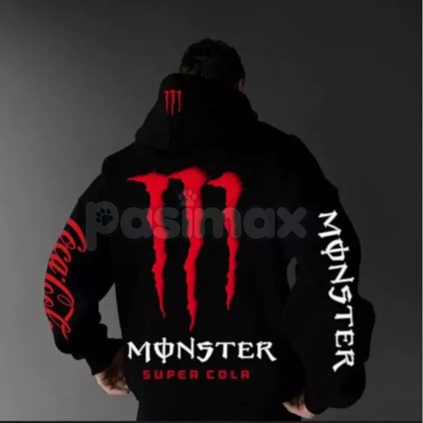 Monster Energy Claw Streetwear Hoodie – Oversized Graphic Pullover, Iconic Energy Drink Merch, Unisex