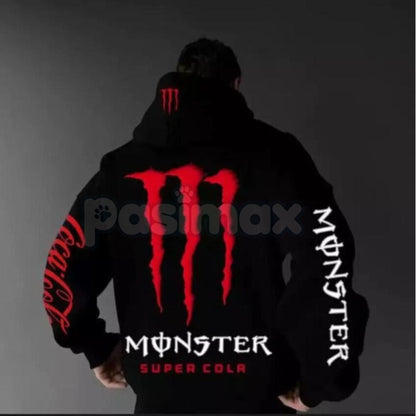 Monster Energy Claw Streetwear Hoodie – Oversized Graphic Pullover, Iconic Energy Drink Merch, Unisex