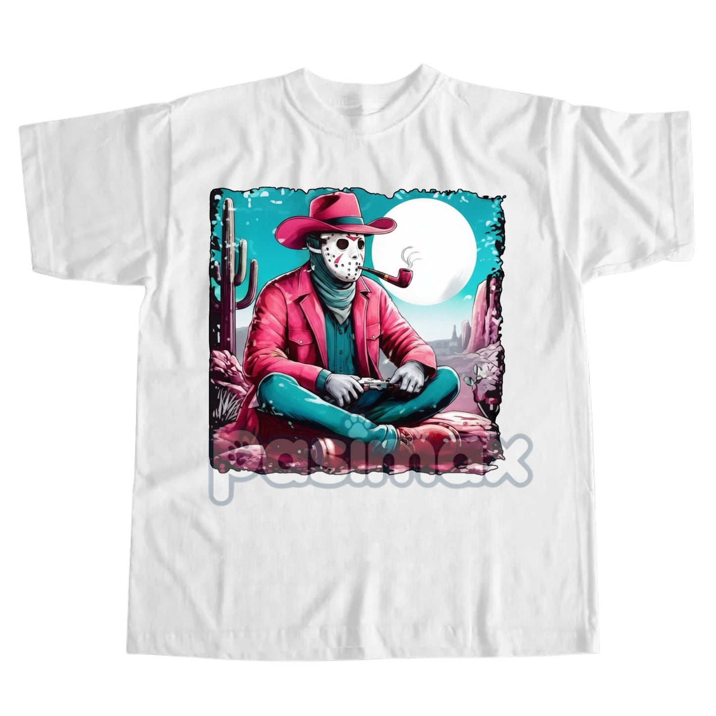 Halloween Horror Anime T-Shirt - Spooky Japanese Graphic Tee, Edgy Fall Wear